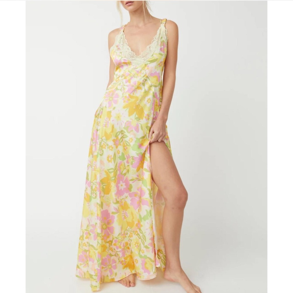 Free People all abloom maxi dress